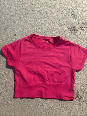 Aerie Offline Hot Pink workout top